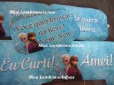 Plaquinhas divertidas Frozen