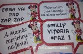 Plaquinhas minie