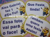 Plaquinhas minions